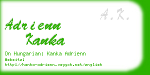 adrienn kanka business card